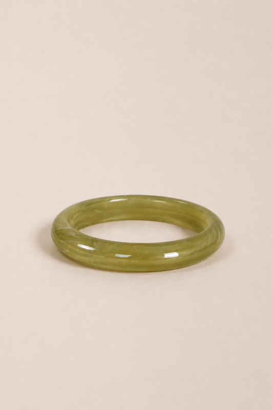 VERA CLASSIC LIGHT GREEN BANGLE