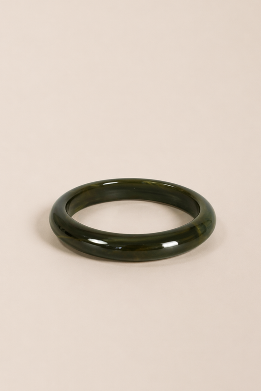 VERA CLASSIC DARK GREEN BANGLE