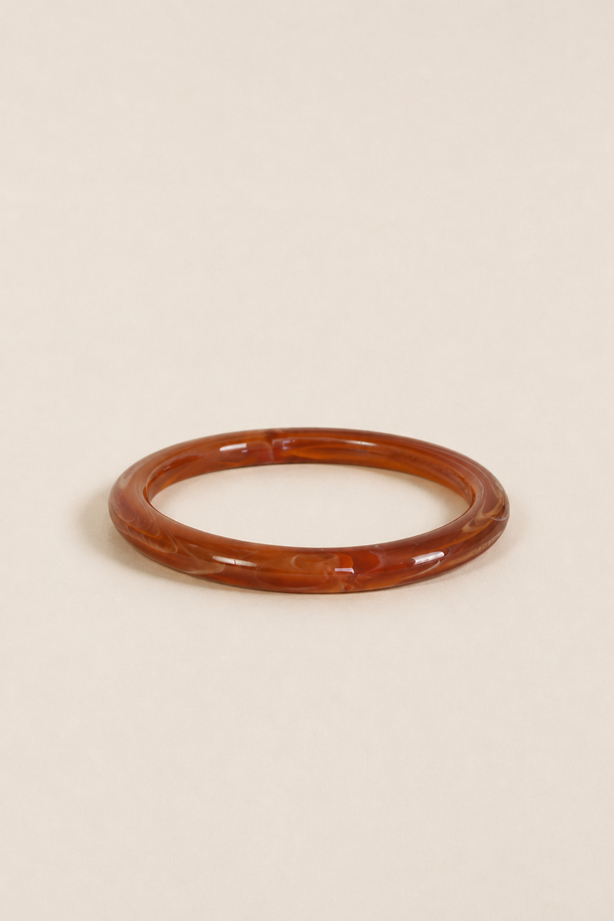 RUT SMAL DARK AMBER BANGLE