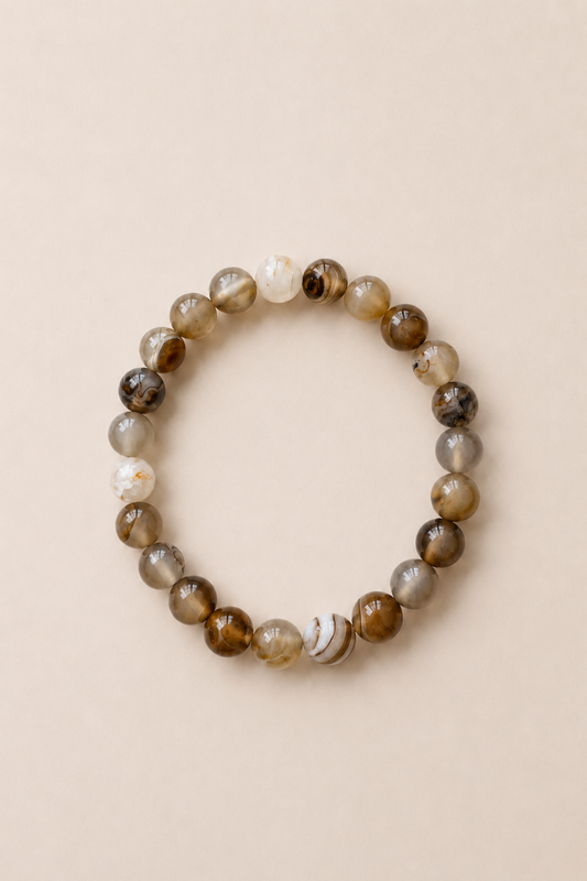 ELIN SMOKY AGATE BRACELET