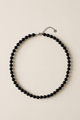 FREJA BLACK BEAD NECKLACE