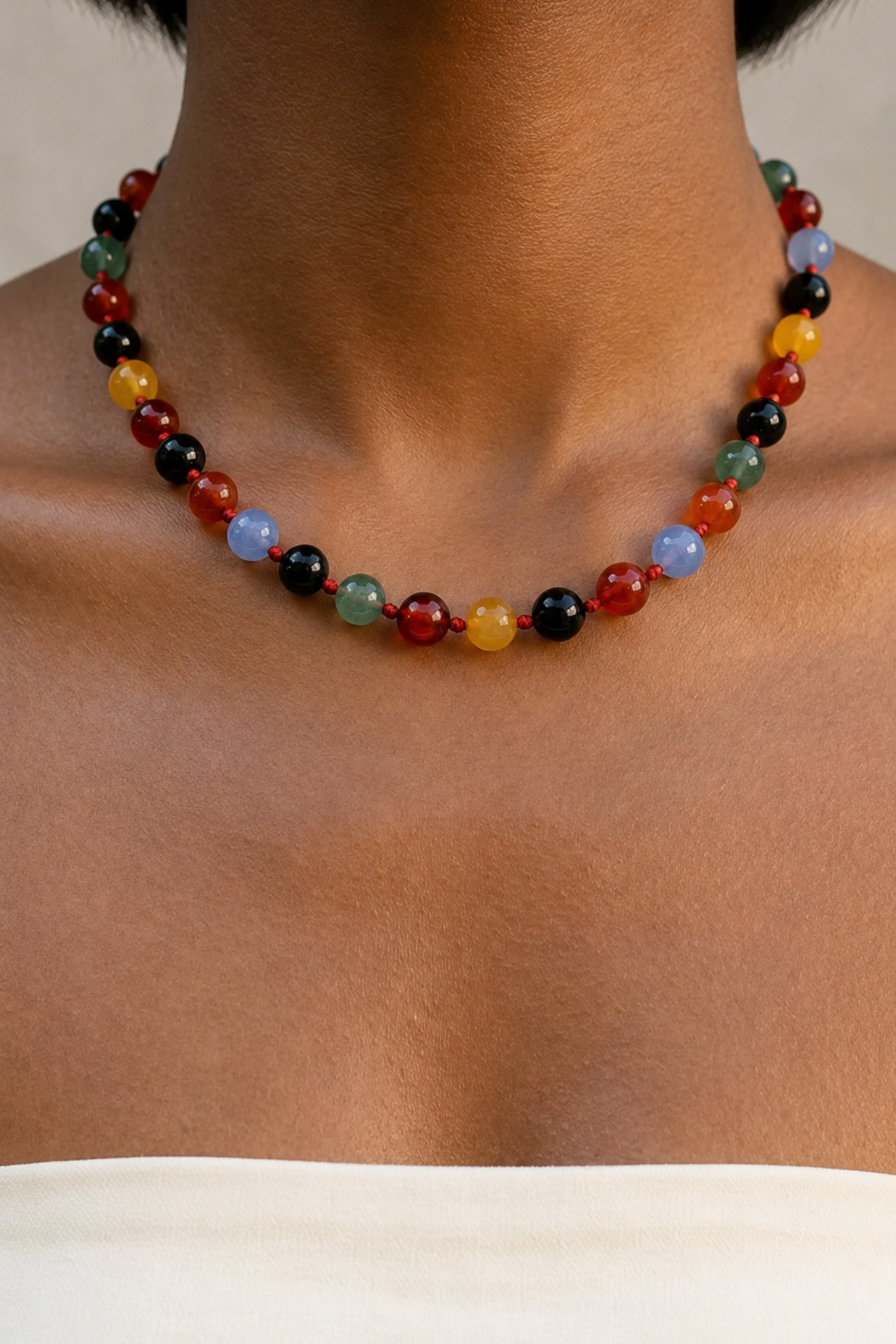 GRETE MULTI BEAD NECKLACE