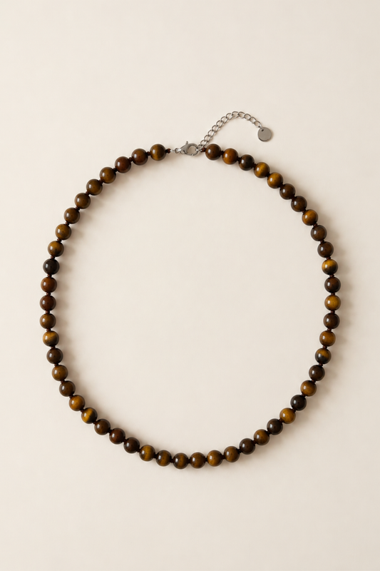 FREJA TIGER EYE NECKLACE